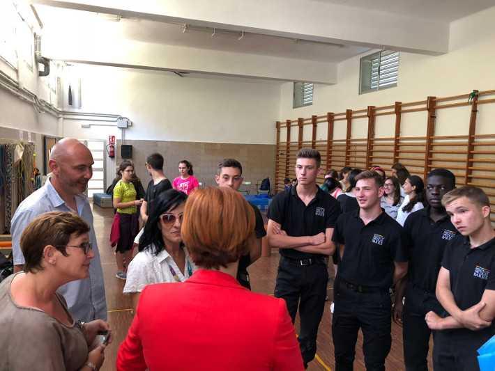 Estudiantes franceses llevan a cabo en Almuñécar un Erasmus de Formación Profesional en materia de Seguridad 